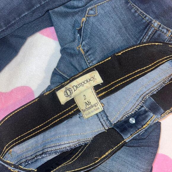 Democracy navy blue skinny jeans women's size 2 - Picture 5 of 5